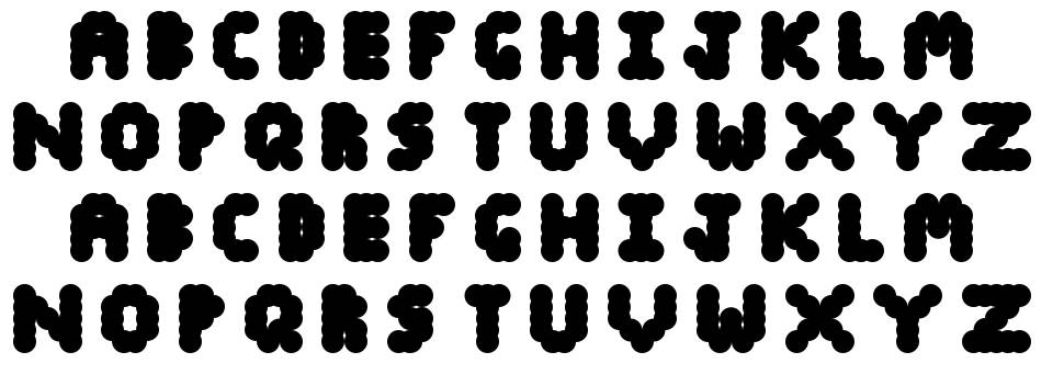 Blobify font specimens