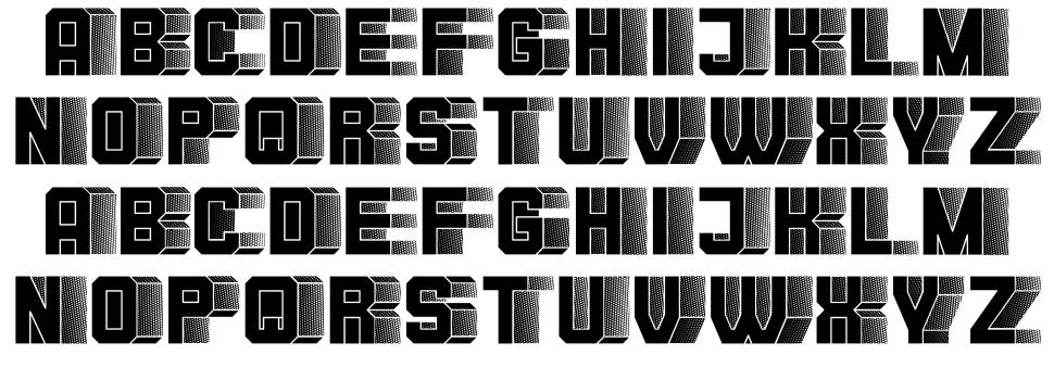 Blocchi font Örnekler