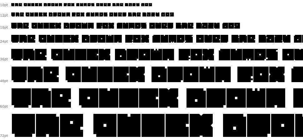 Block шрифт Водопад