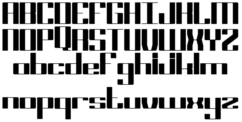 Block 17font specimens