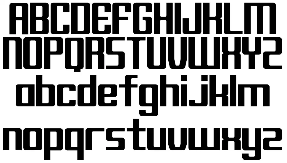 Block C17 schriftart vorschau