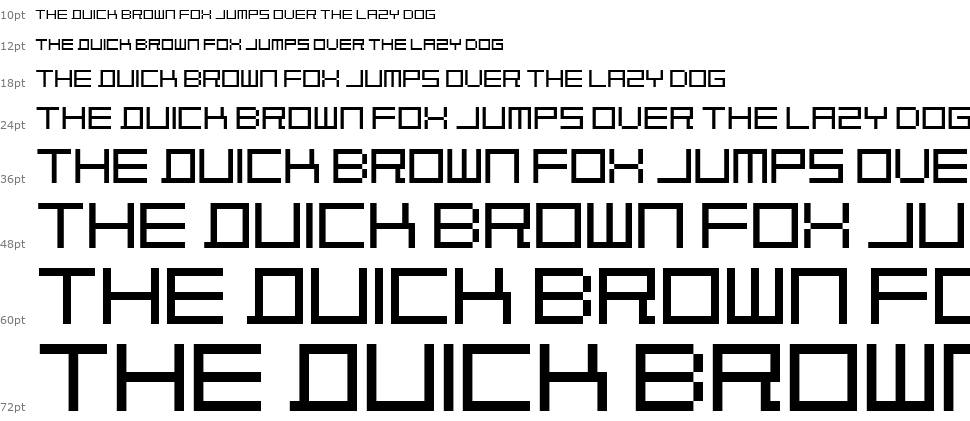 Block Out 2097 font Waterfall
