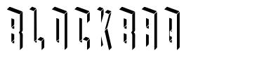 Blockbaq font