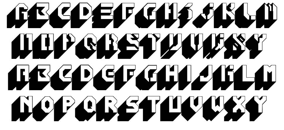 Blockbuster font specimens