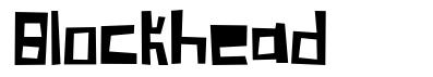 Blockhead шрифт