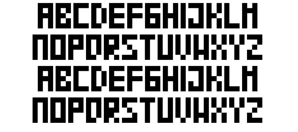 Blocko font specimens