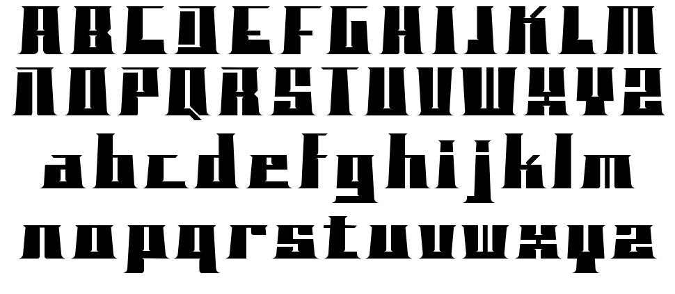 Blocko Typeface шрифт Спецификация