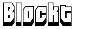 Blockt шрифт