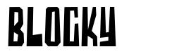 Blocky font