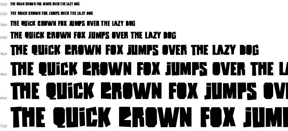 Blocky Notes font Waterfall