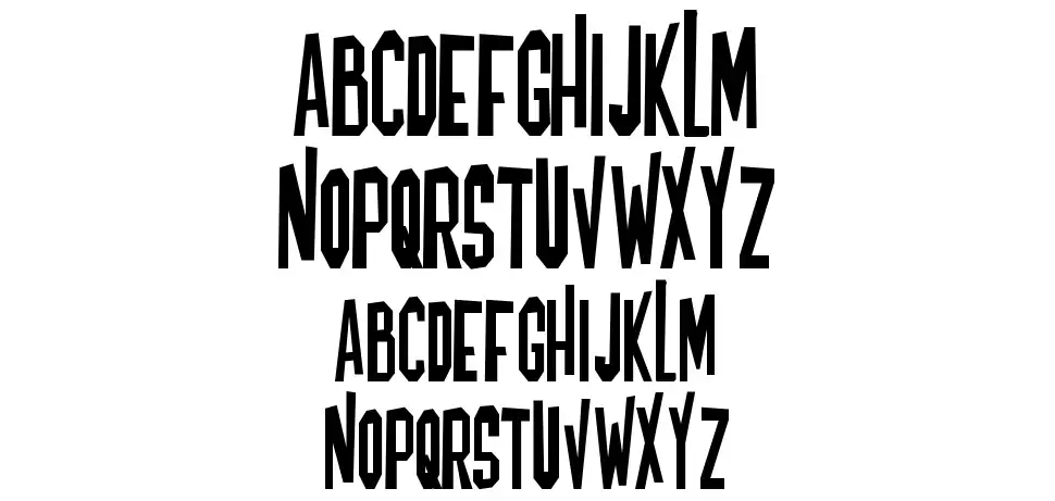 Blofeldfont specimens