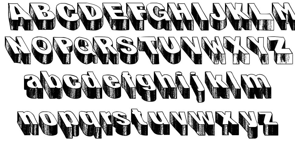 Blog the Impaler font specimens