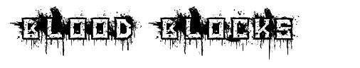 Blood Blocks 字形