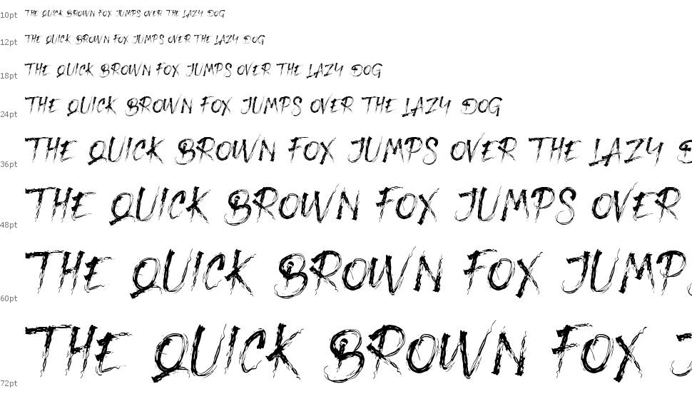 Blood Scratch font Şelale