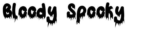 Bloody Spooky font
