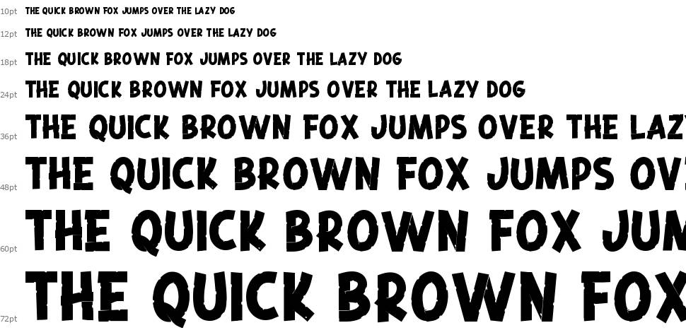 Blotchy Bitter font Şelale