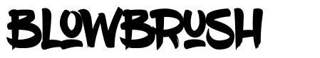 BlowBrush font