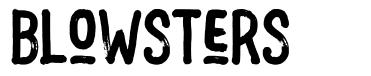 Blowsters font