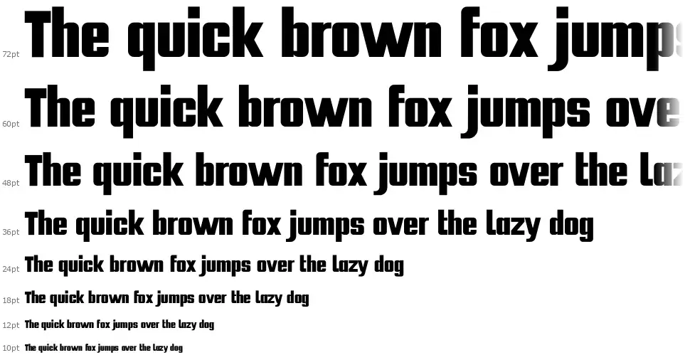 Blue Blockfont waterfall