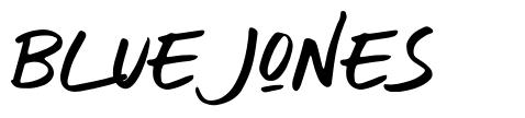 Blue Jones font