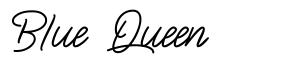 Blue Queen шрифт