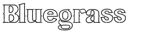 Bluegrass font