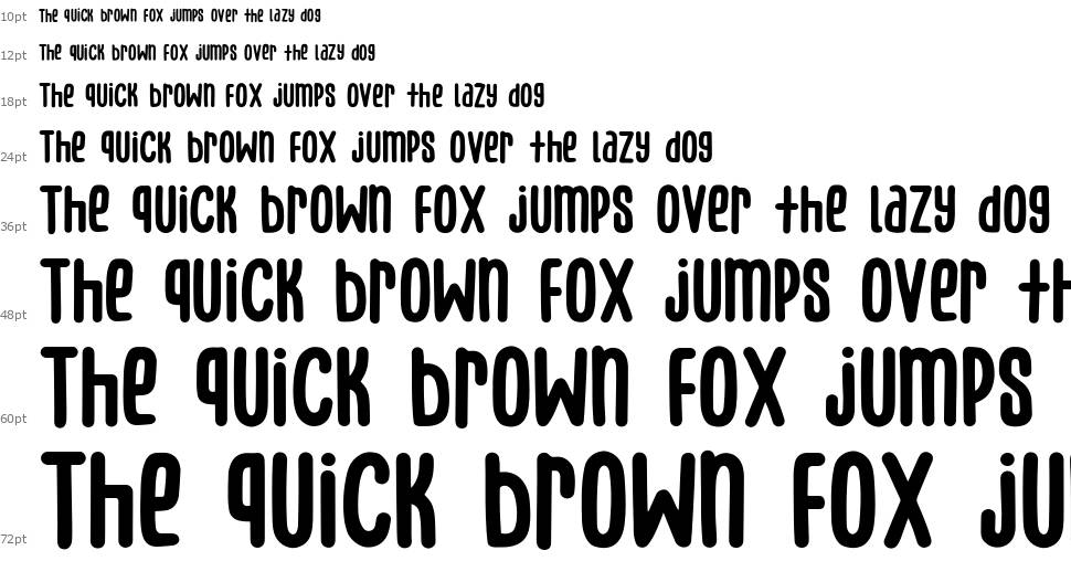 Bluenesia font Waterfall