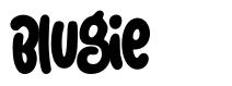Blugie шрифт