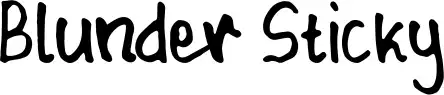 Blunder Sticky