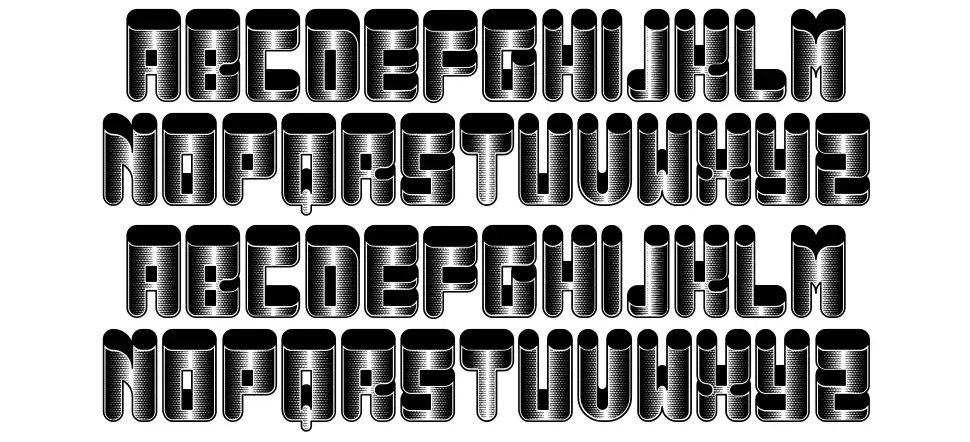 Blunt Messer font specimens