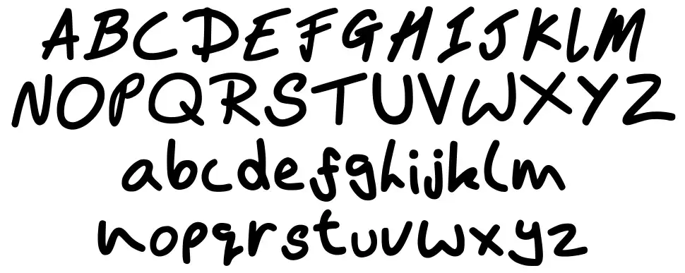 BM Handfont specimens