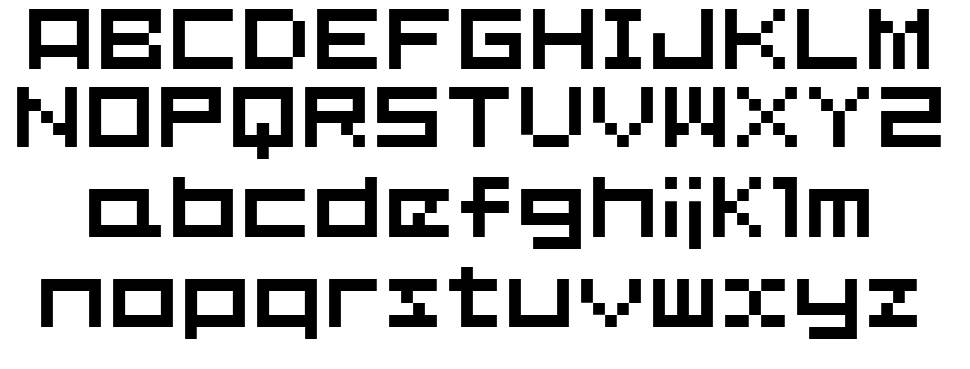BM Plain font specimens