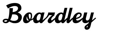 Boardley шрифт