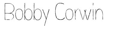 Bobby Corwin font