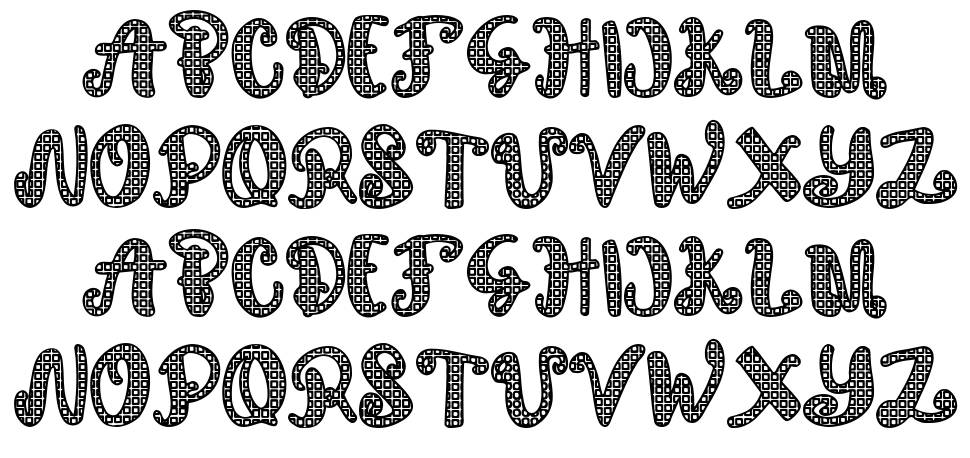 Bobobos 字形 标本