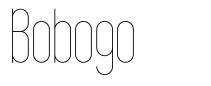Bobogo font