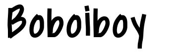 Boboiboy шрифт