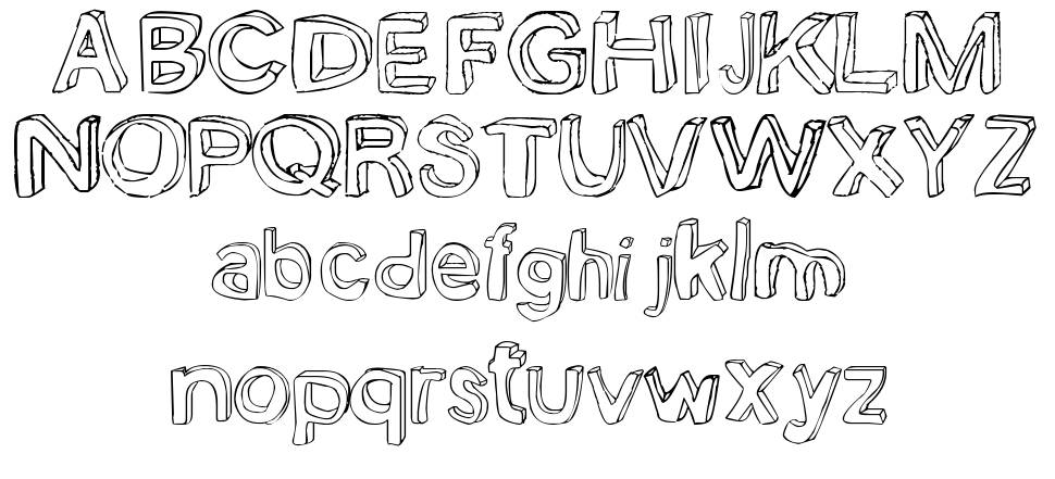 Bobsmade Font font specimens