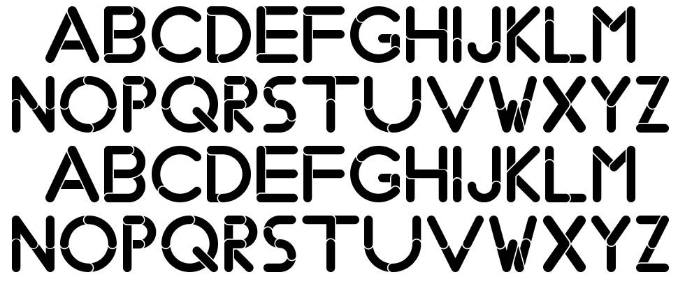 Bobz Type font specimens