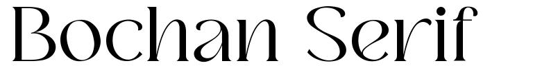 Bochan Serif フォント