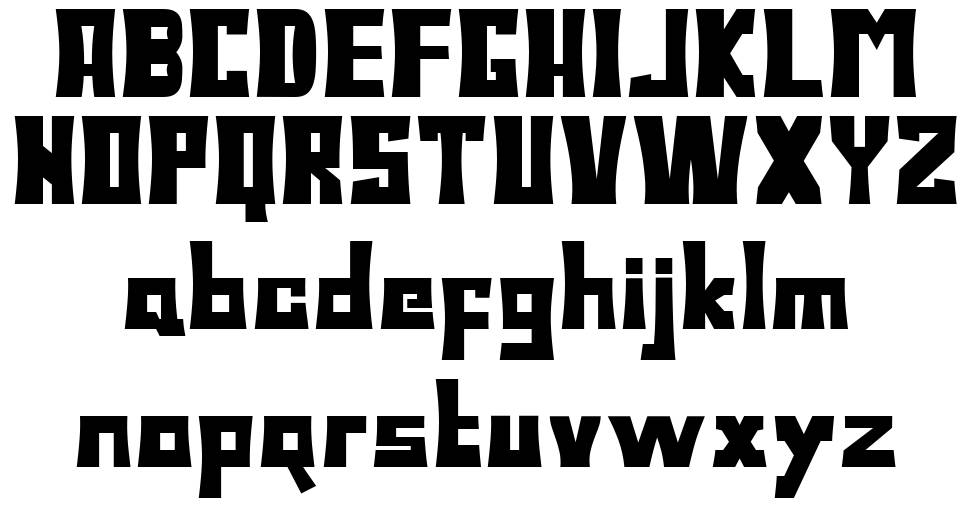 Bodax font Örnekler