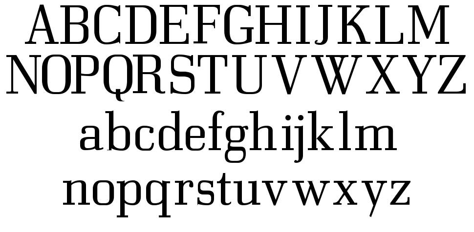 Bodonitown font specimens
