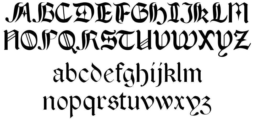 Boere Tudor font
