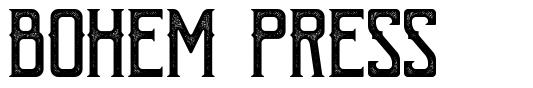 Bohem Press 字形