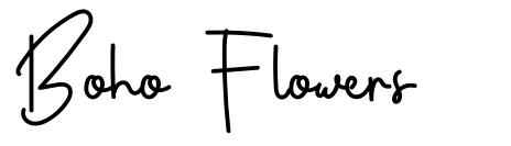 Boho Flowers font