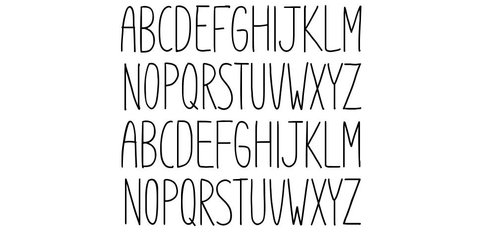 Boho Style font specimens