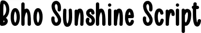 Boho Sunshine Script
