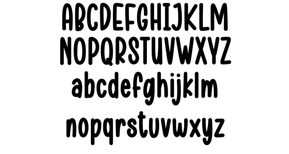 Boho Sunshine Script font specimens