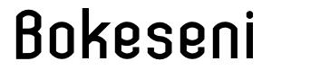 Bokeseni font