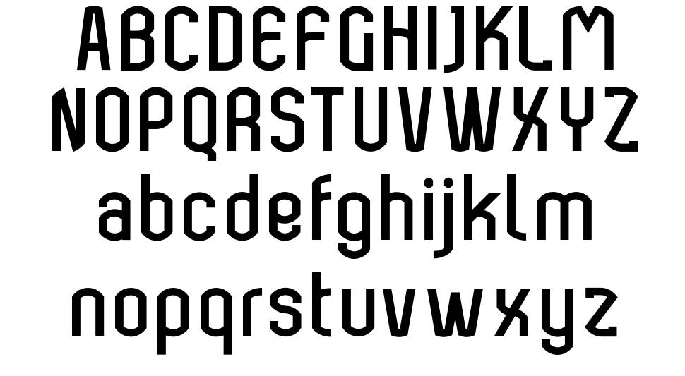 Bokeseni font specimens